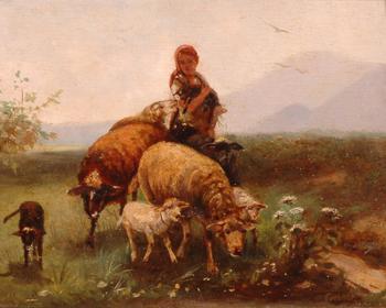 Friedrich Otto Gebler : Shepherdess